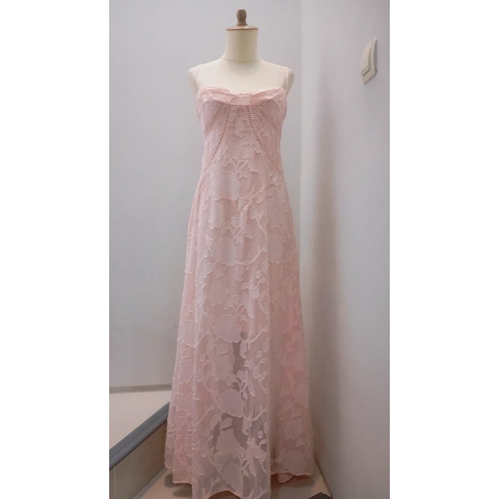 NEW Pink Peachy Long Dress