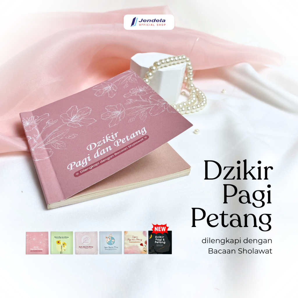 Buku Doa Dzikir Pagi & Petang Aesthetic Dilengkapi Dengan Bacaan Shalawat - Jendela