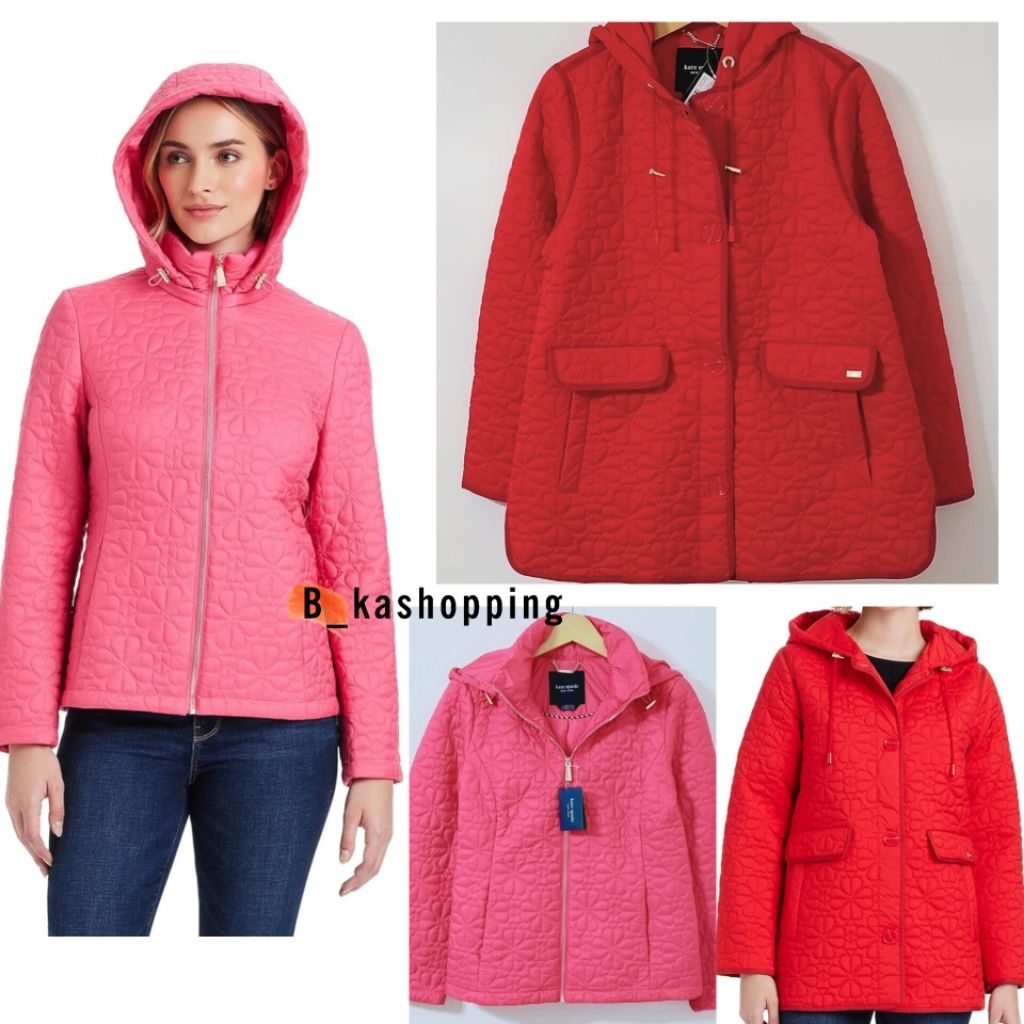KS Flower Quilted A-line Jacket