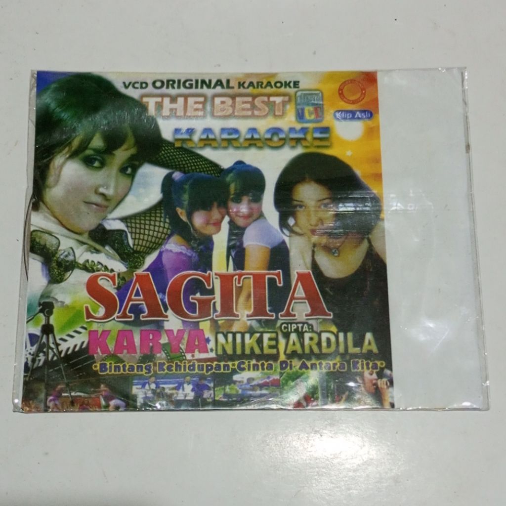 VCD Karaoke The Best Sagita Lagu Nike Ardilla