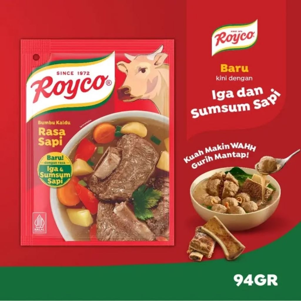 Royco Bumbu Kaldu Rasa Sapi 94gram
