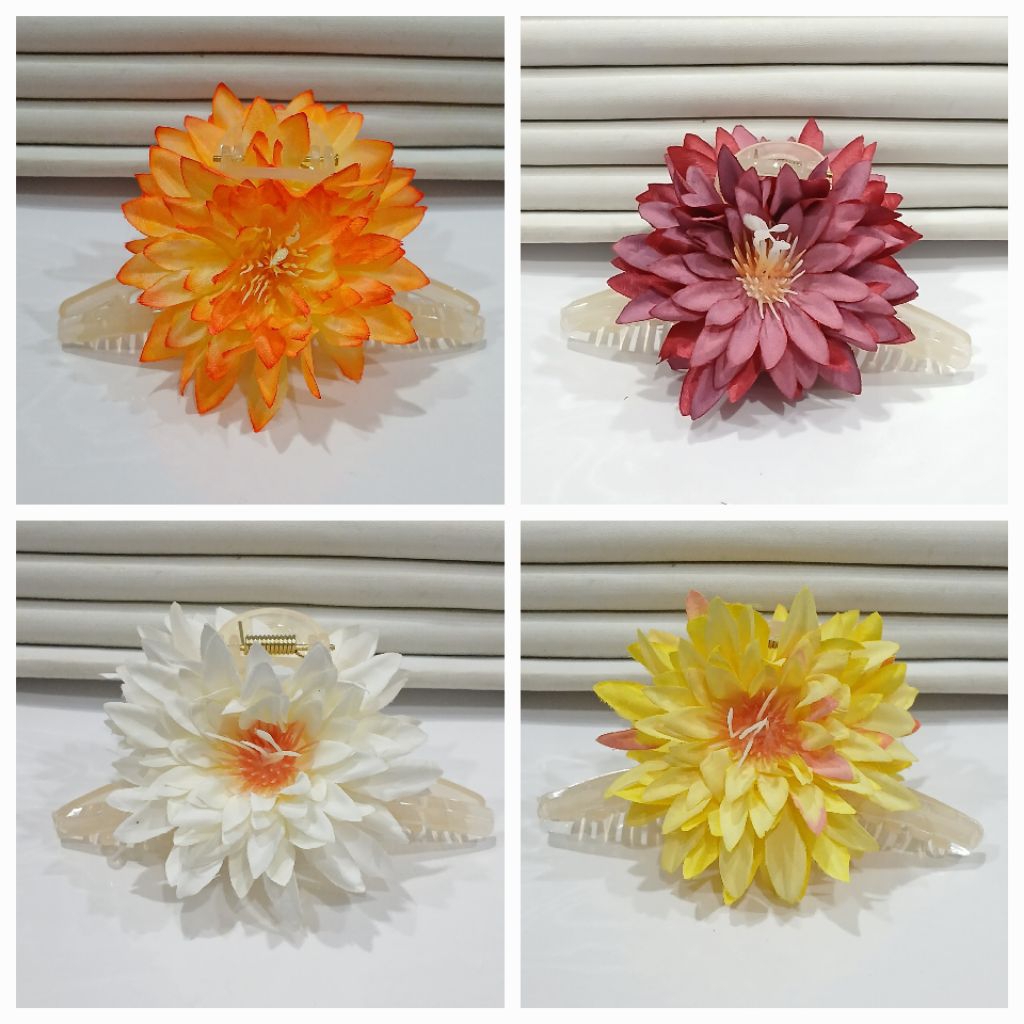 jedai rambut bunga matahari kecil / aksesoris rambut