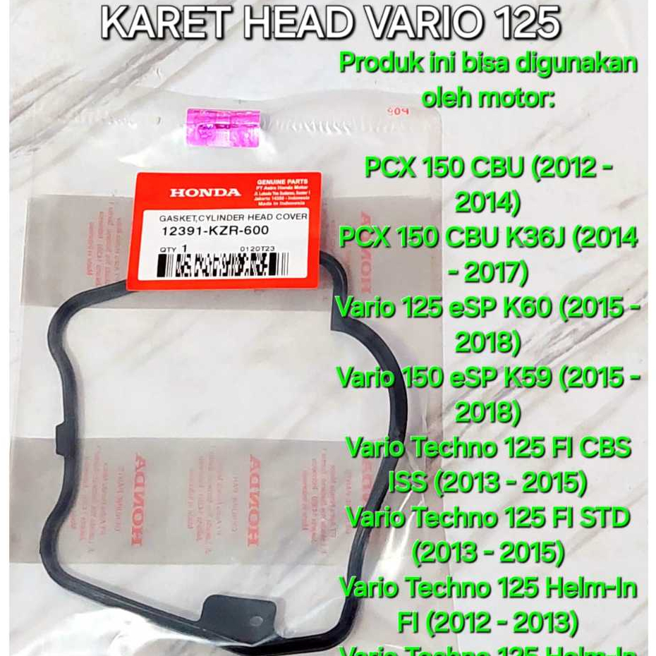 KARET HEAD VARIO 125 12391KZR600