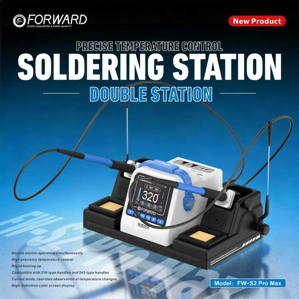 Solder Station FORWARD FW-S2 PRO MAX 2 IN 1 Mata C210