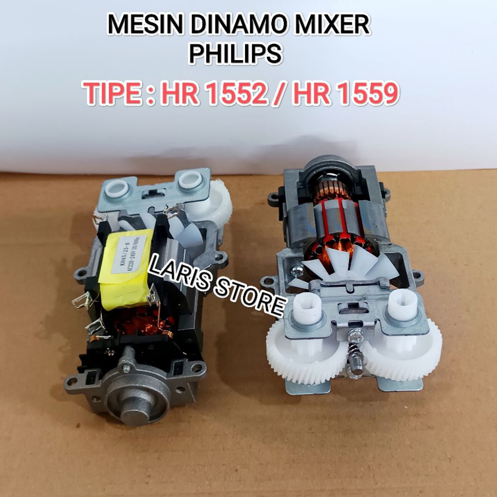 DINAMO MIXER PHILIPS ORIGINAL HR 1552 / HR 1559