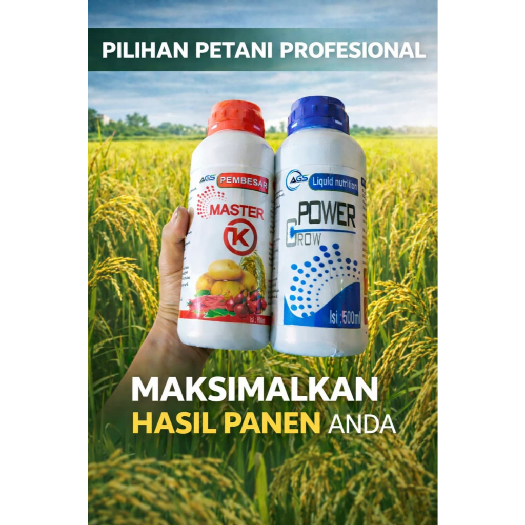 paket 2 boto power grow 500ml + master k 500ml