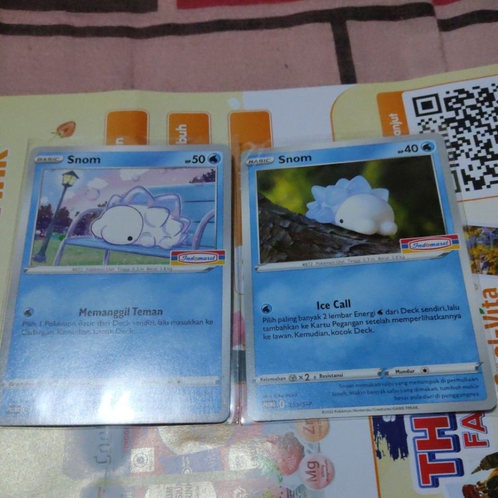 Pokemon Snom stamp indomaret