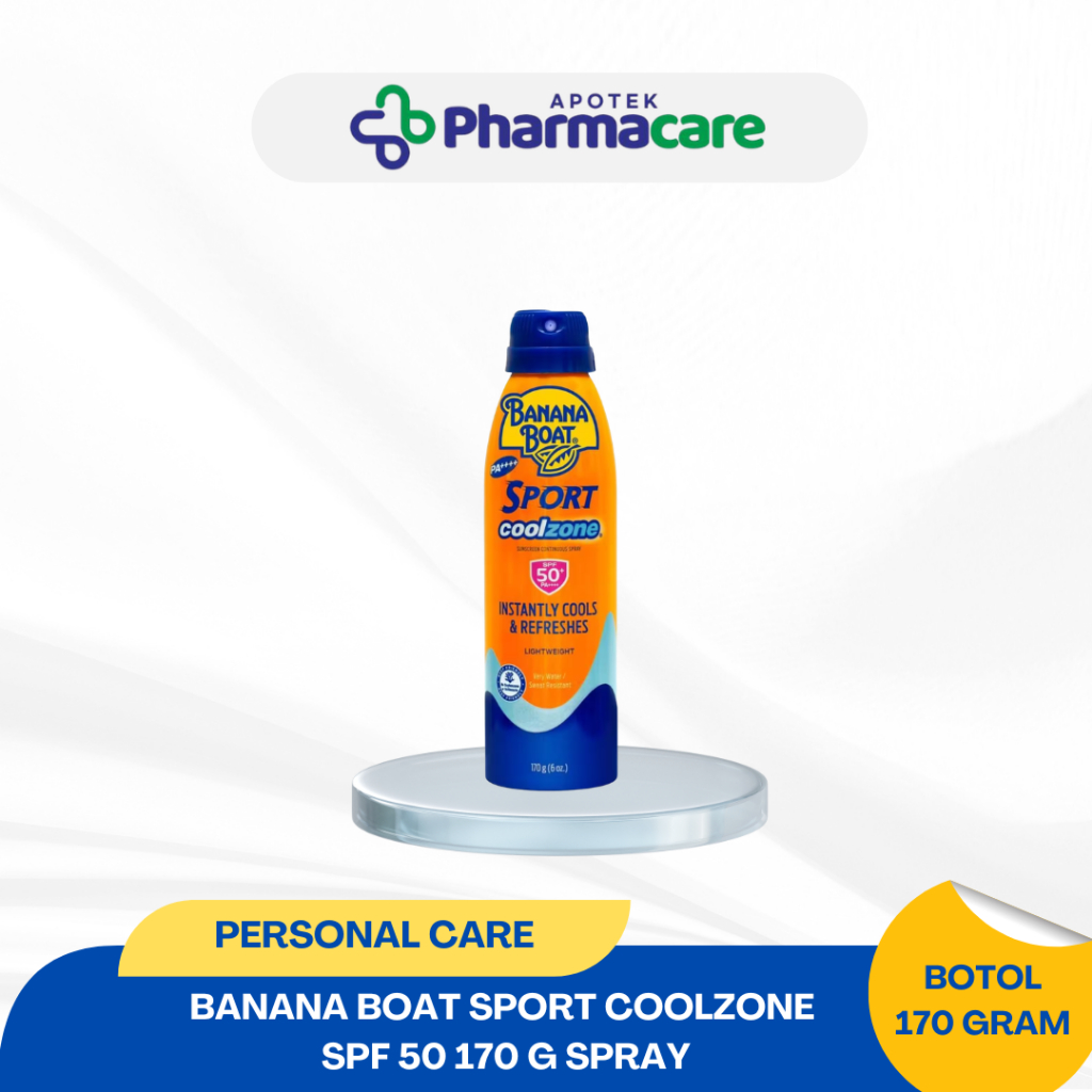 BANANA BOAT SPORT COOLZONE SPF 50 170 G SPRAY