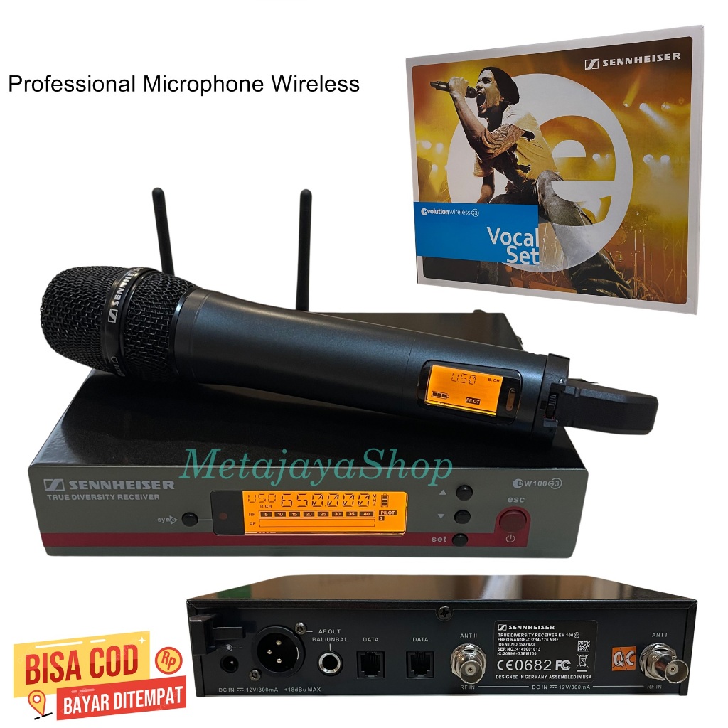 Mic wireless sennheiser EW100 G3 ( Single Mic ) Mikrofon Wireless