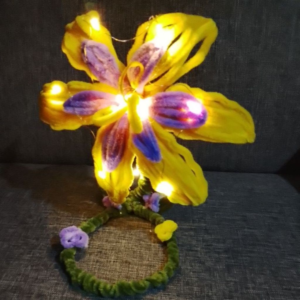 lampu tidur kawat bulu