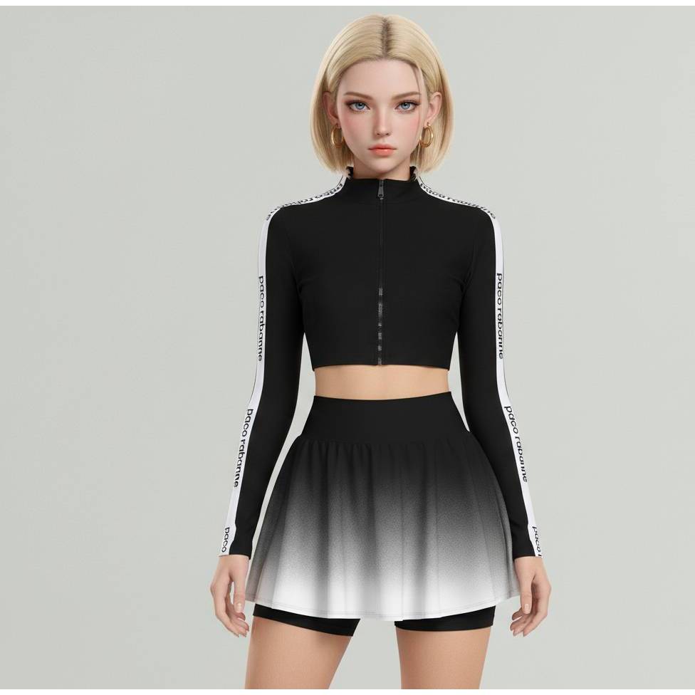 Rok Penutup Celana Ketat Legging Wanita Size JUMBO dan STD Mini Skirt Sport Bahan Melar Booty Cover 