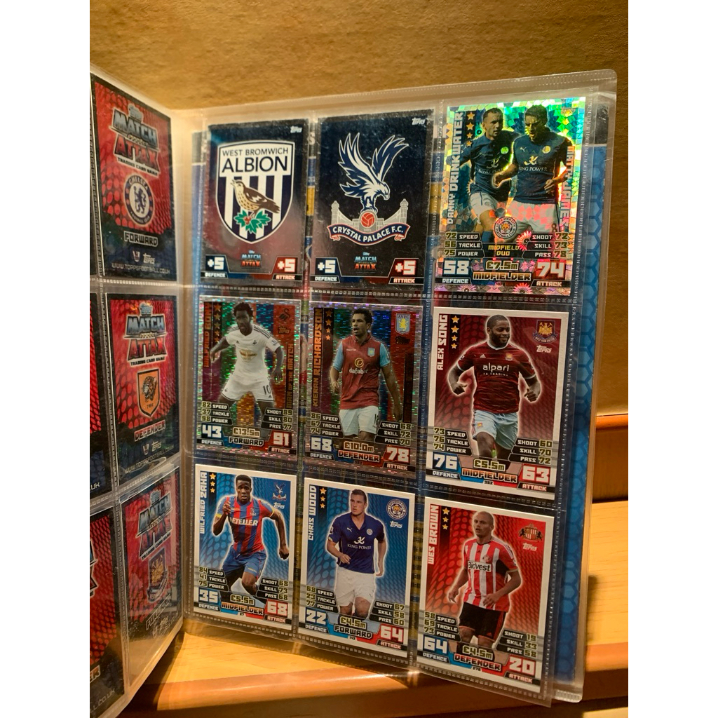 Topps Match Attax Premier League 2014/2015 Barclays Topps Card TCG Trading Card Game UK Crystal Pala