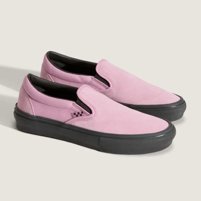Vans Skate Slip-On Shoe - Pink/Black