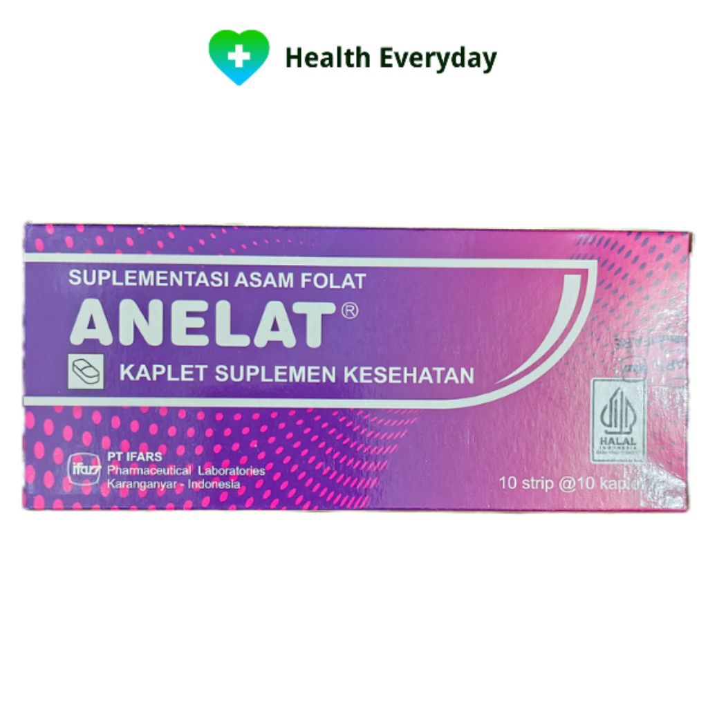 Suplemen Asam Folat ANELAT isi 100s/Dus - IFARS