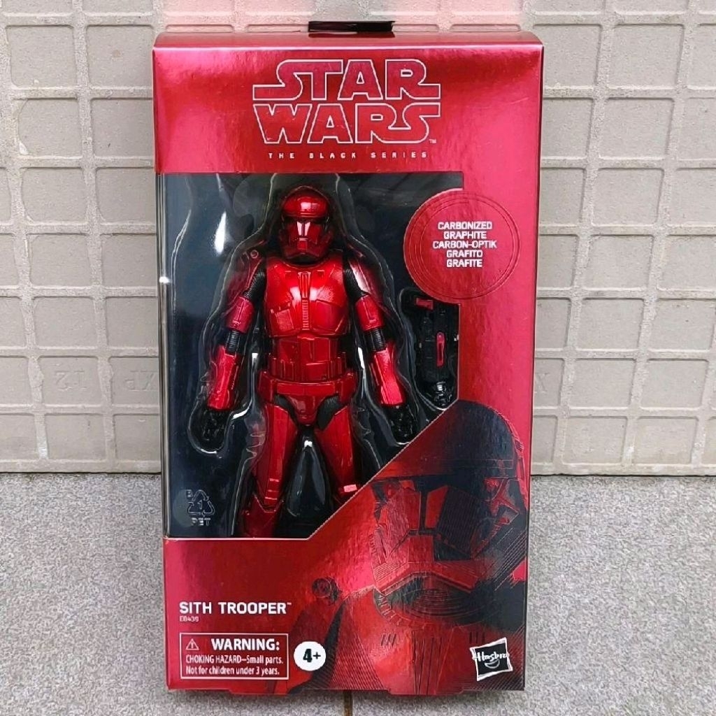 HASBRO STAR WARS BLACK SERIES CARBONIZED SITH TROOPER THE RISE OF SKYWALKER