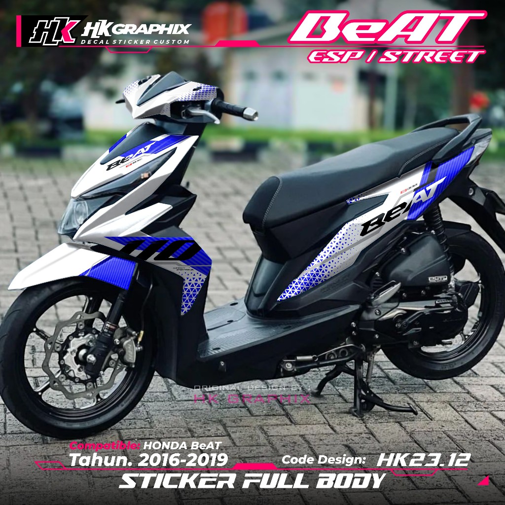 COD Decal Sticker BeAT FI ESP BeAT Street Full Body 2016 2017 2018 2019 Stiker BeAT Reva Desain Prem