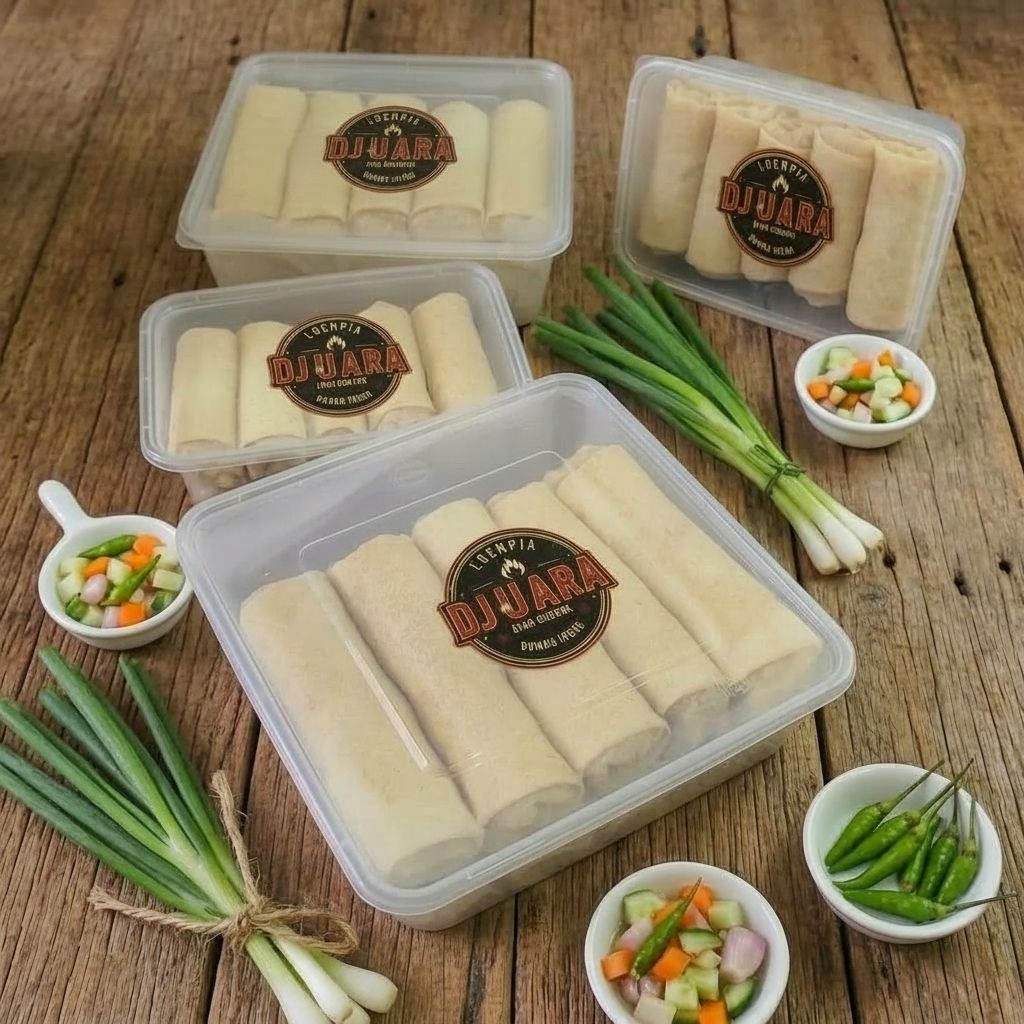 Loenpia Djuara Homemade Premium | Lunpia lumpia Semarang Isi Padat | Mini Ori Big ORi BIG udang isi 