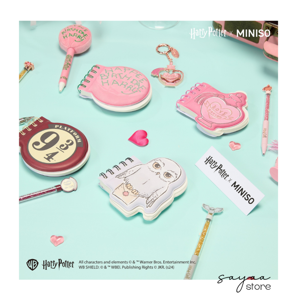 [Pre Order] Miniso x Harry Potter Buku Catatan Collection Notebook Wire-Bound Book 80s