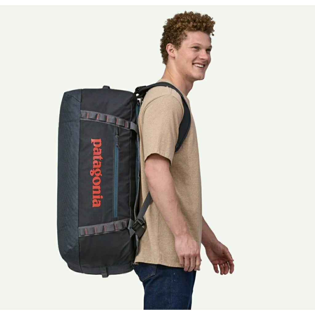 PATAGONIA DUFFEL BLACK HOLE DUFFEL 60L SMOLDER BLUE TAS TRAVEL BAG HIKING TREKKING TRAVELING ORIGINA