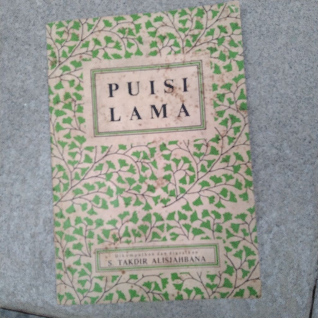 Puisi Lama Takdir Alisjahbana