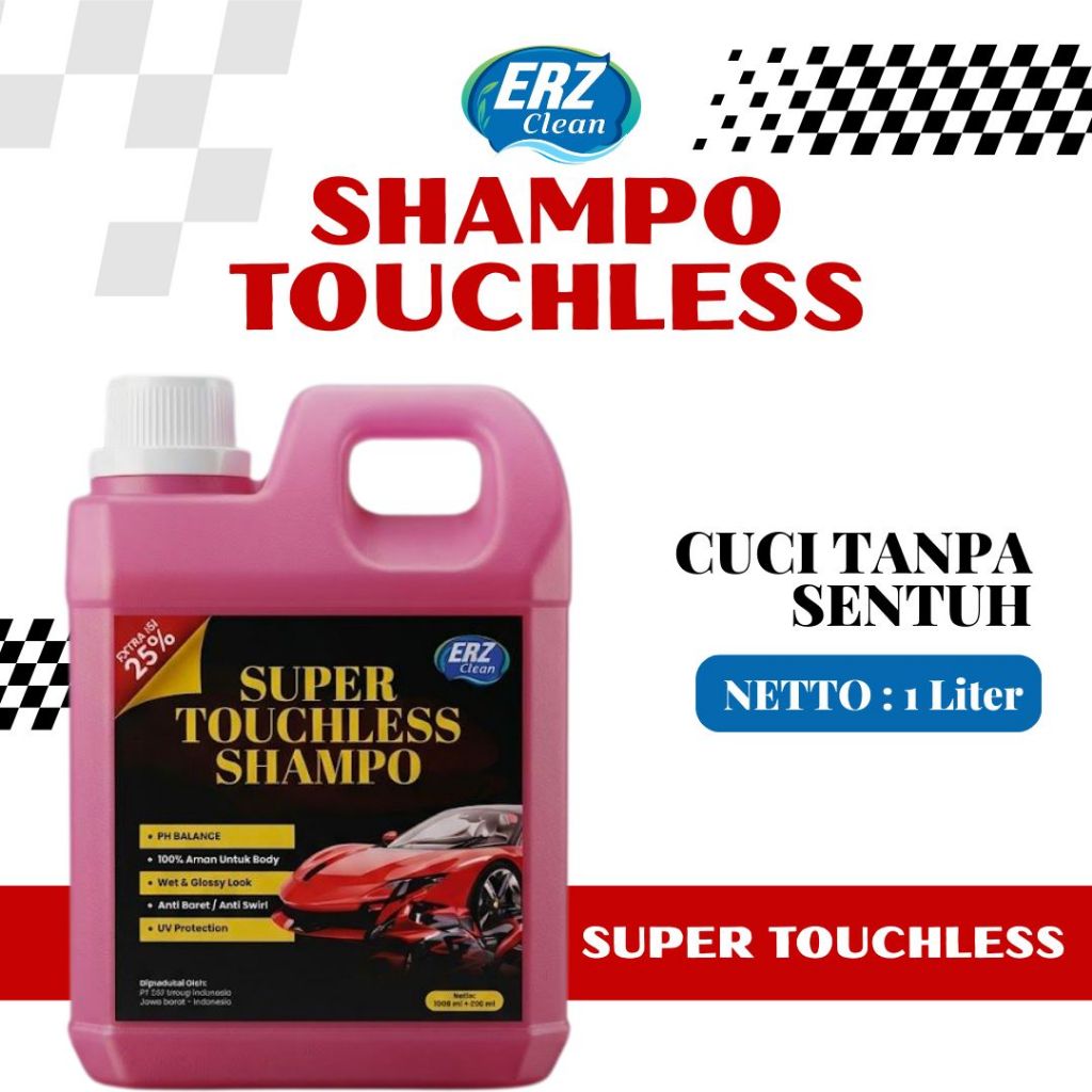 Shampo Motor 1 Liter Super Touchless/ Shampo Tanpa Sentuh 1 Liter / Shampo Salju Motor-Mobil