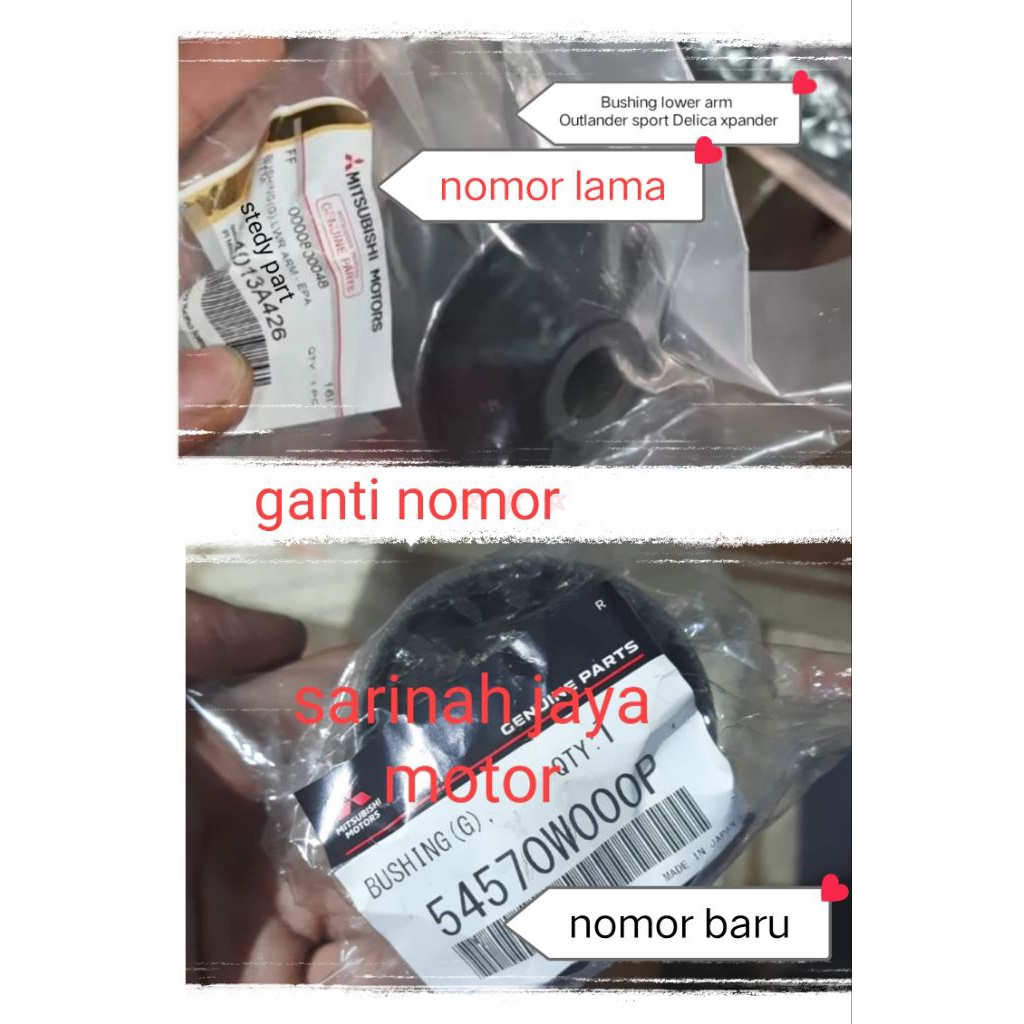 Bushing lower arm bawah xpander asli original genuine part 4013A426 | 54570W000P