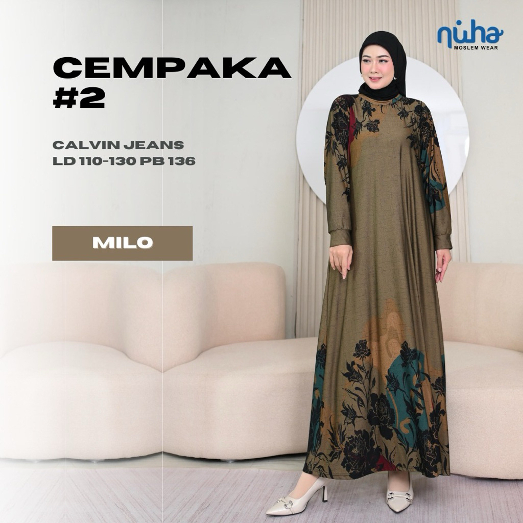 inara maxi dress ori redea gamis jumbo ld 130 ld 140 xl xxl xxxl gamis kaos premium gamis murah dail