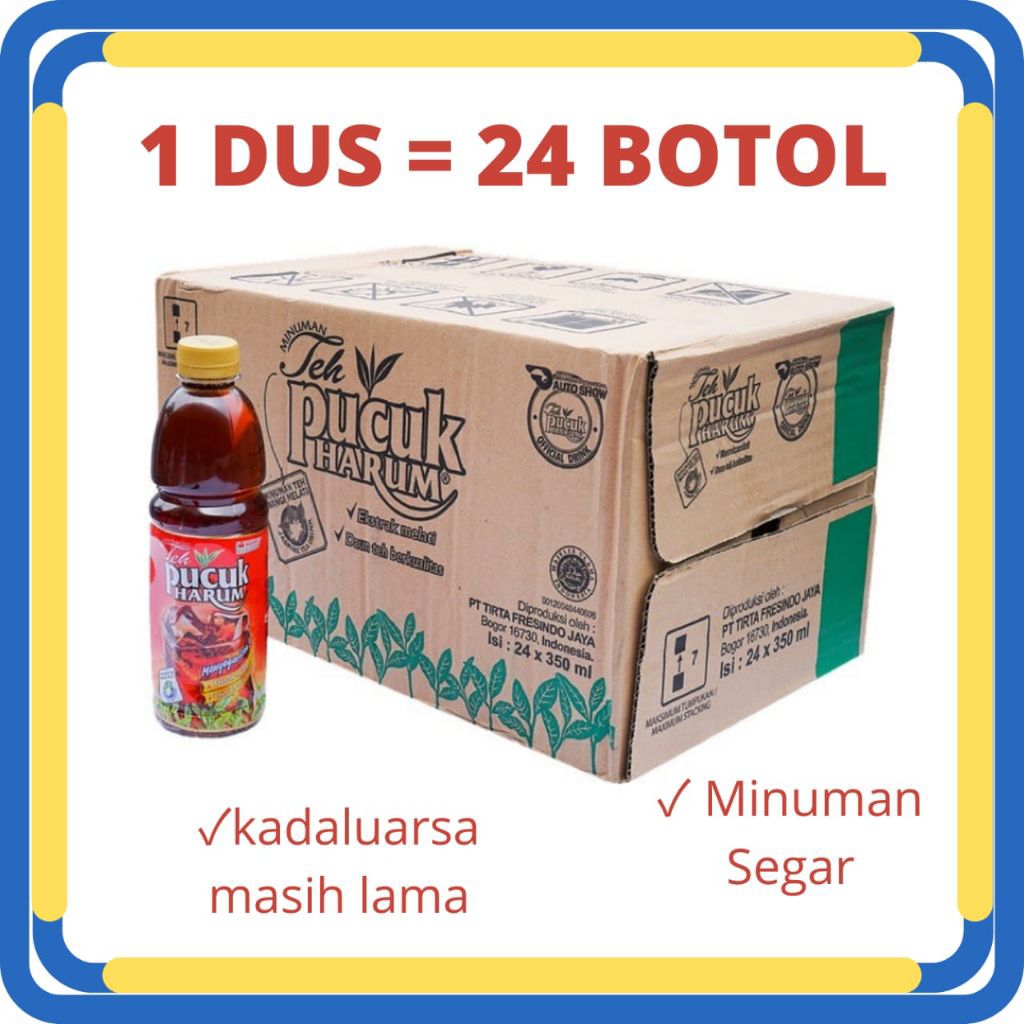 TEH PUCUK 1 DUS / ISI 24 PCS / 350 ML