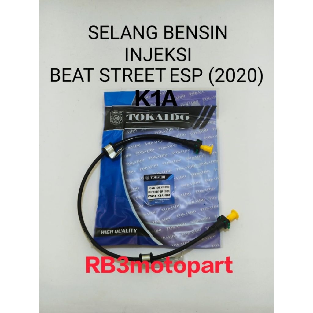 SELANG BENSIN INJEKSI INJEKTOR BEAT STREET ESP (2020) K1A TOKAIDO