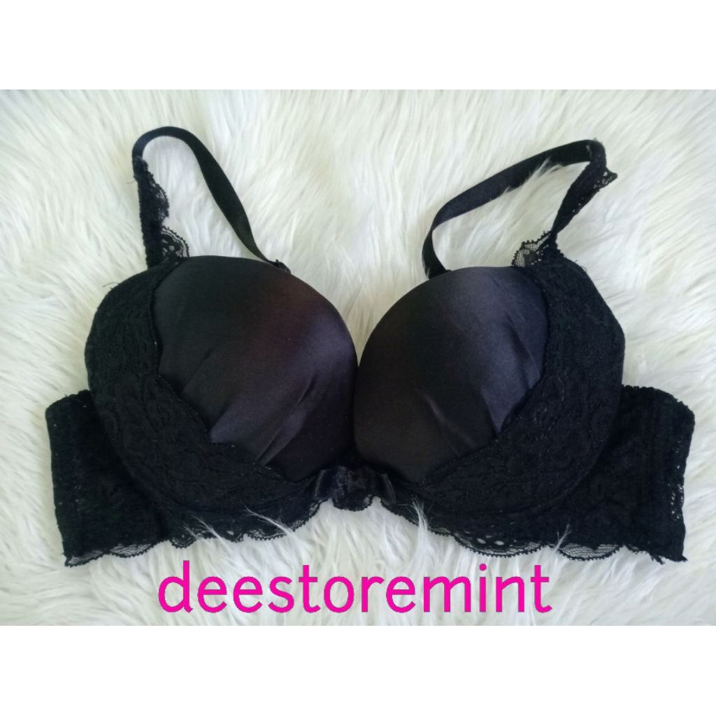 bh lace elegan satin halus busa tebal