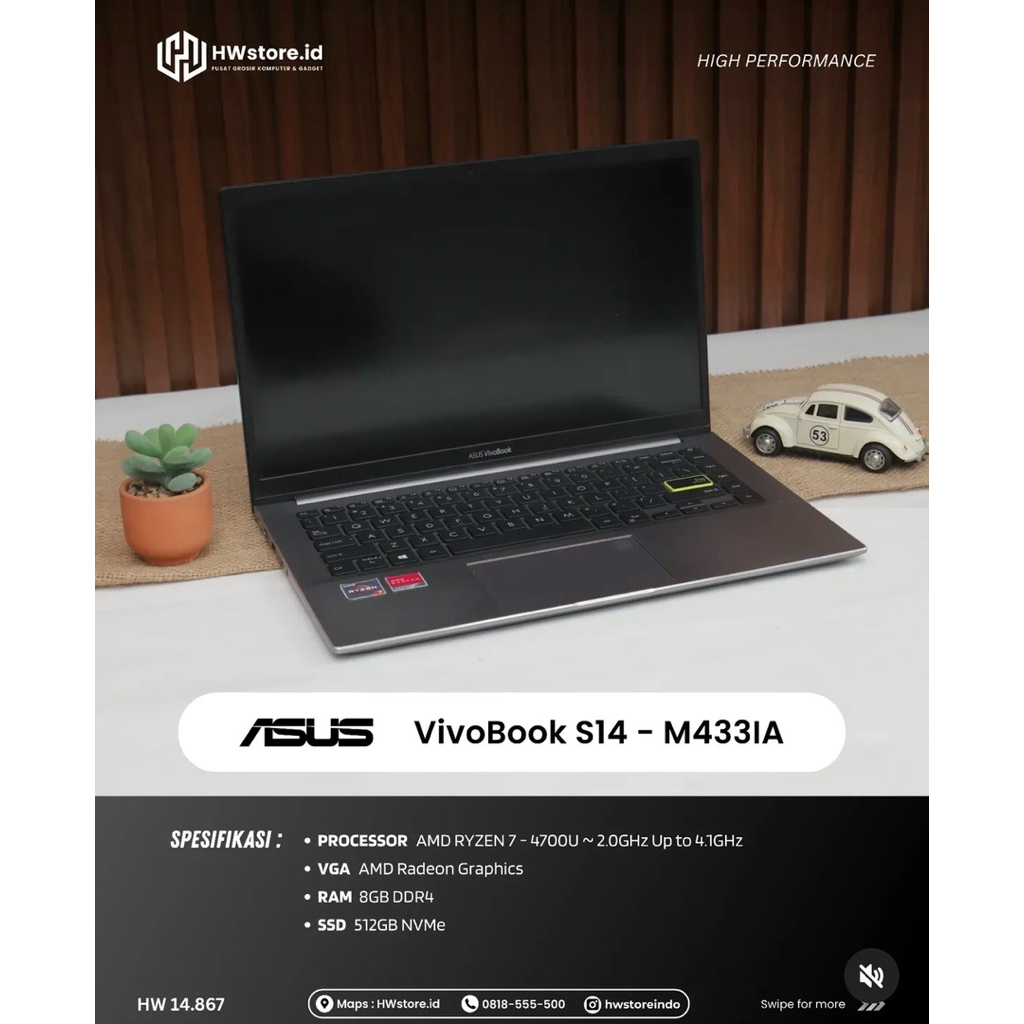 ASUS VivoBook S14 - M433IA