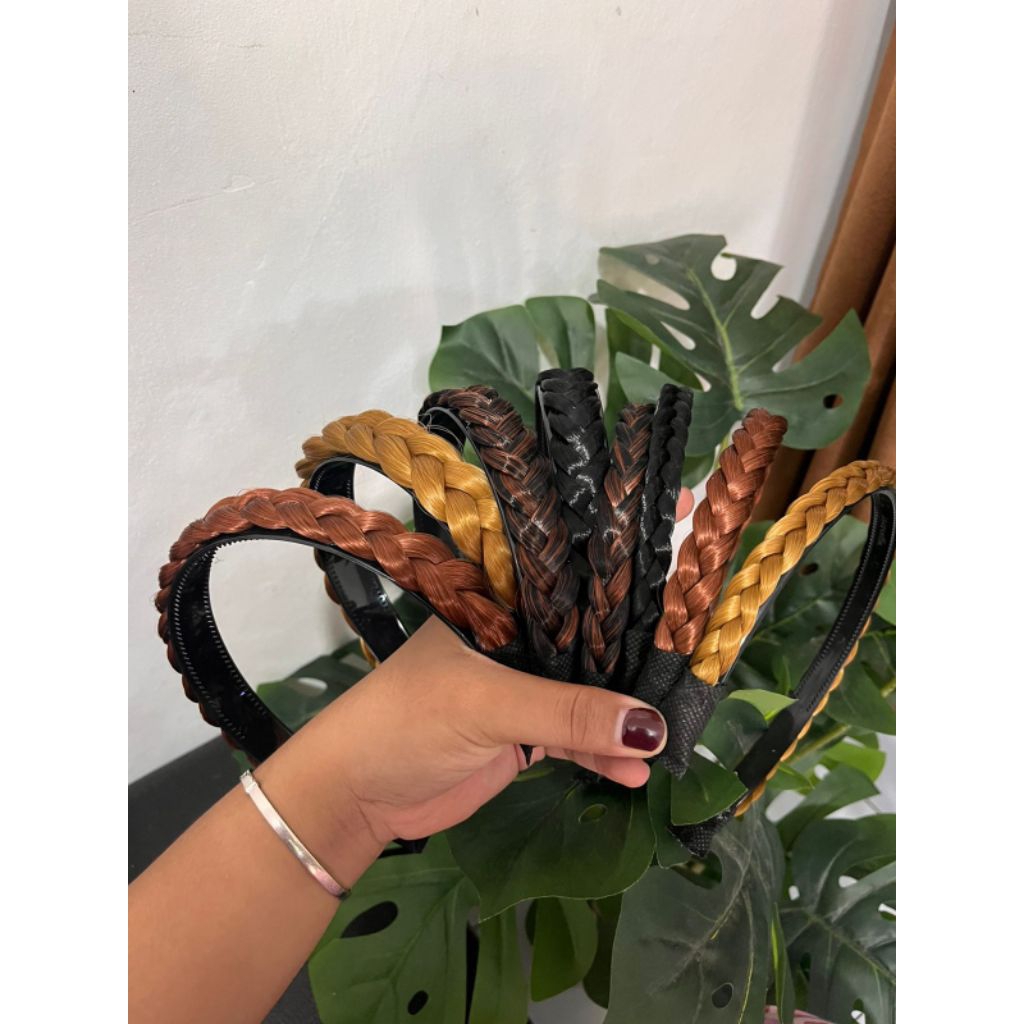 bando pita rambut +rambut Korea +bando lucu +bando rambut sintetis