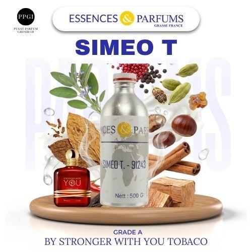 SIMEO T. INSPIRED ARMANYY STR*NGER WITH U TOBACCO - GRADE A BY ESSENCES & PARFUMS - ASLI 100%