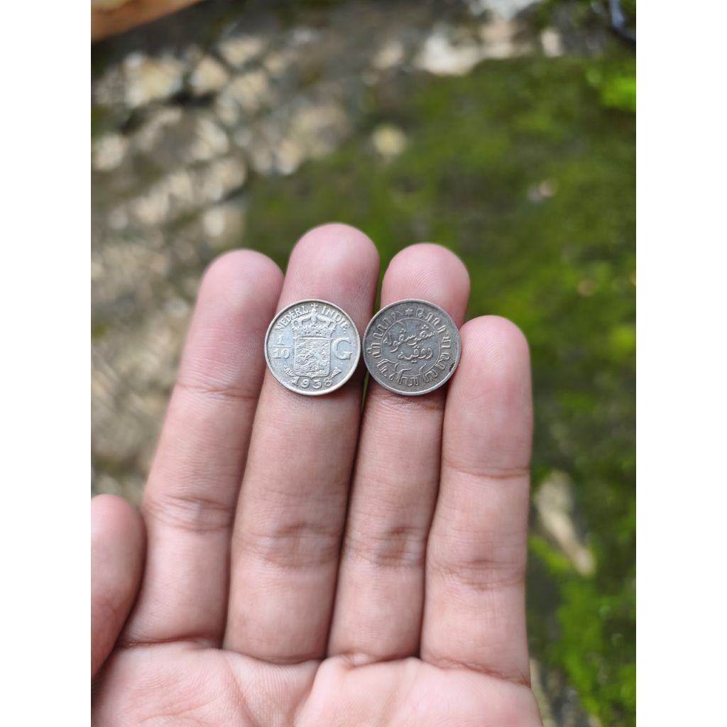 Koin Perak 1/10 Gulden Hindia Belanda – Mini Tapi Penuh Sejarah
