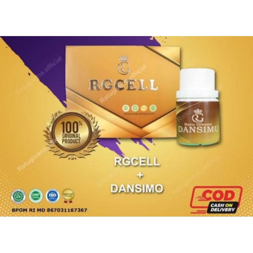 RG Cell Original / Suplemen Kesehatan Regenerasi Sel Tubuh Anti Diabetes Kanker Jantung Kolesterol A