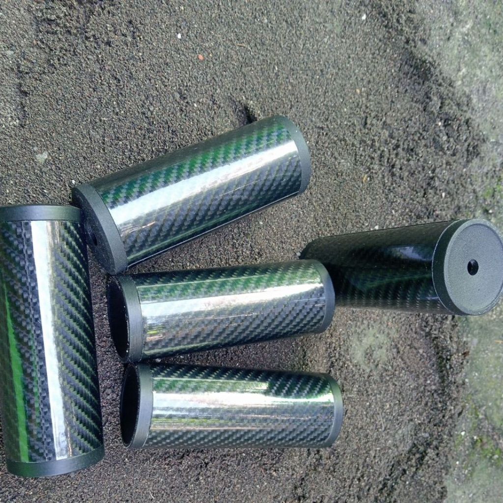 Perdam Carbon Bogel Mewah Od_38 Panjang 10_Cm Berkualitas Tinggi Pipa Stiker Carbon Mewah