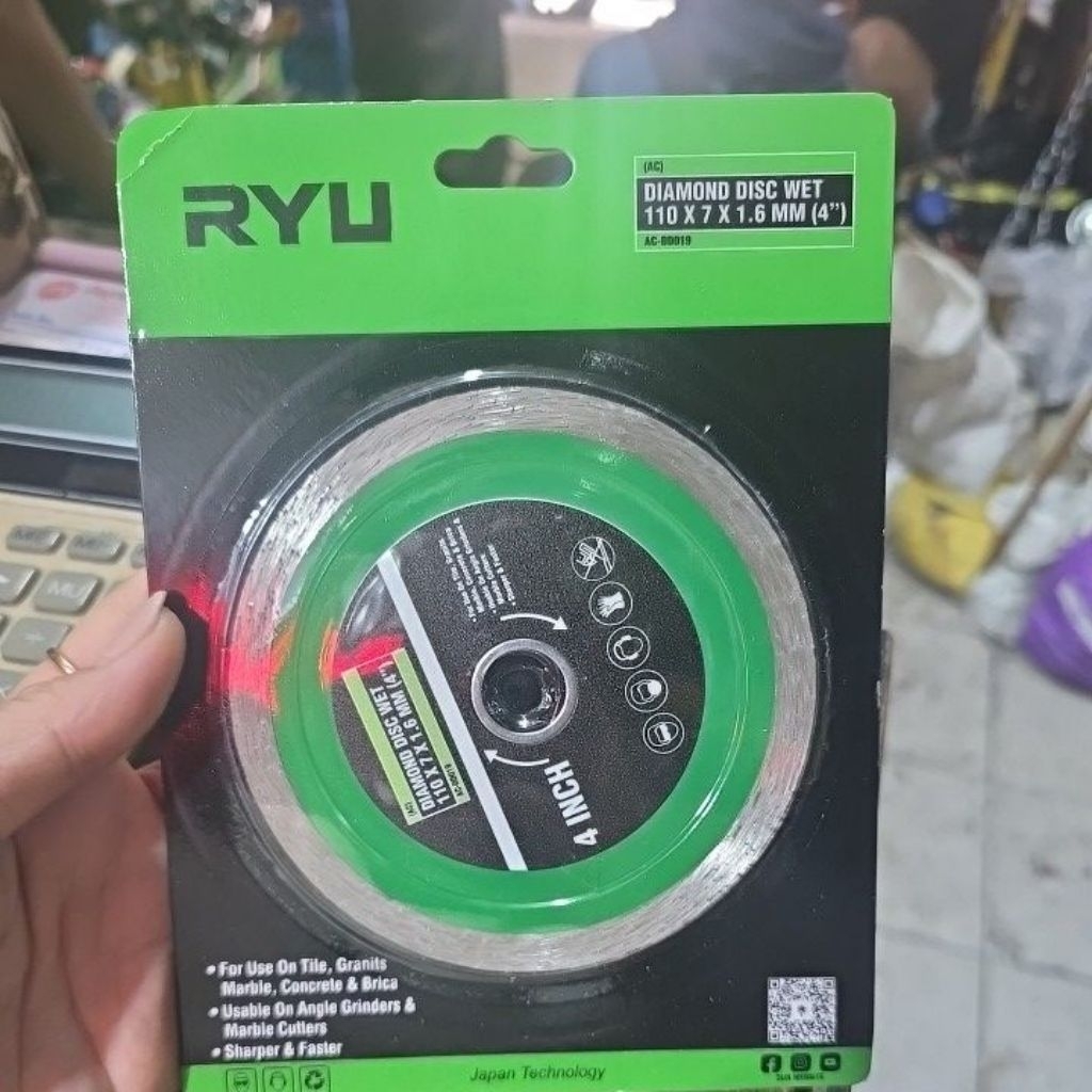 mata potong keramik ryu ( basah) / diamond wheel ryu wet