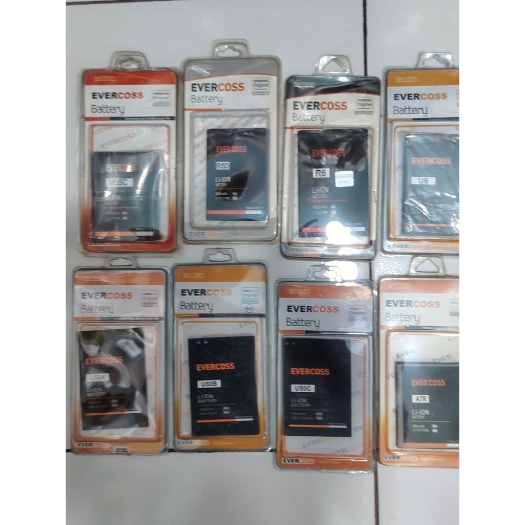 Baterai Evercoss U50A U50B U50C A7R M40A M60 U6C  U60 U6 R6 R5D M55C A200 A74D A7T A74F A74M A75W A8