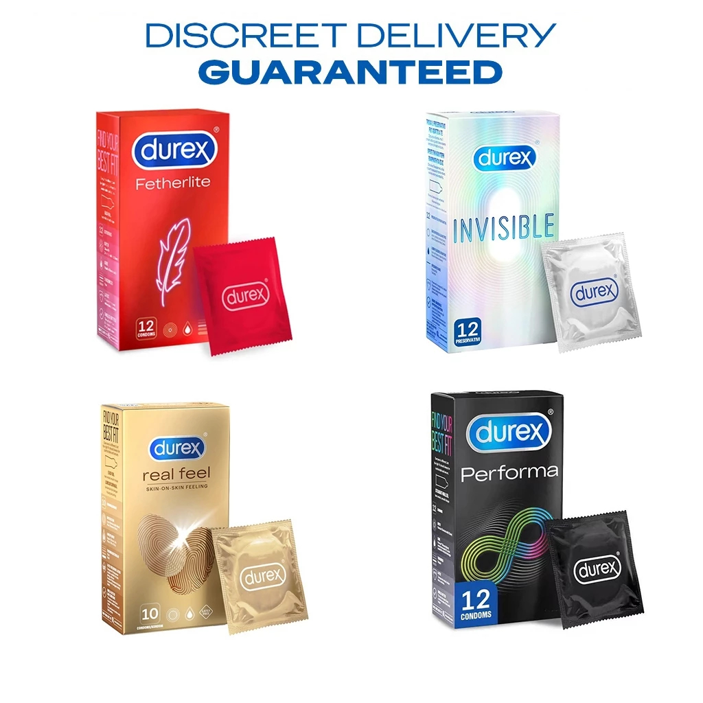 Durex Kondom Performa/Fetherlite/ Real feel/Invisible/Kondom untuk Pria