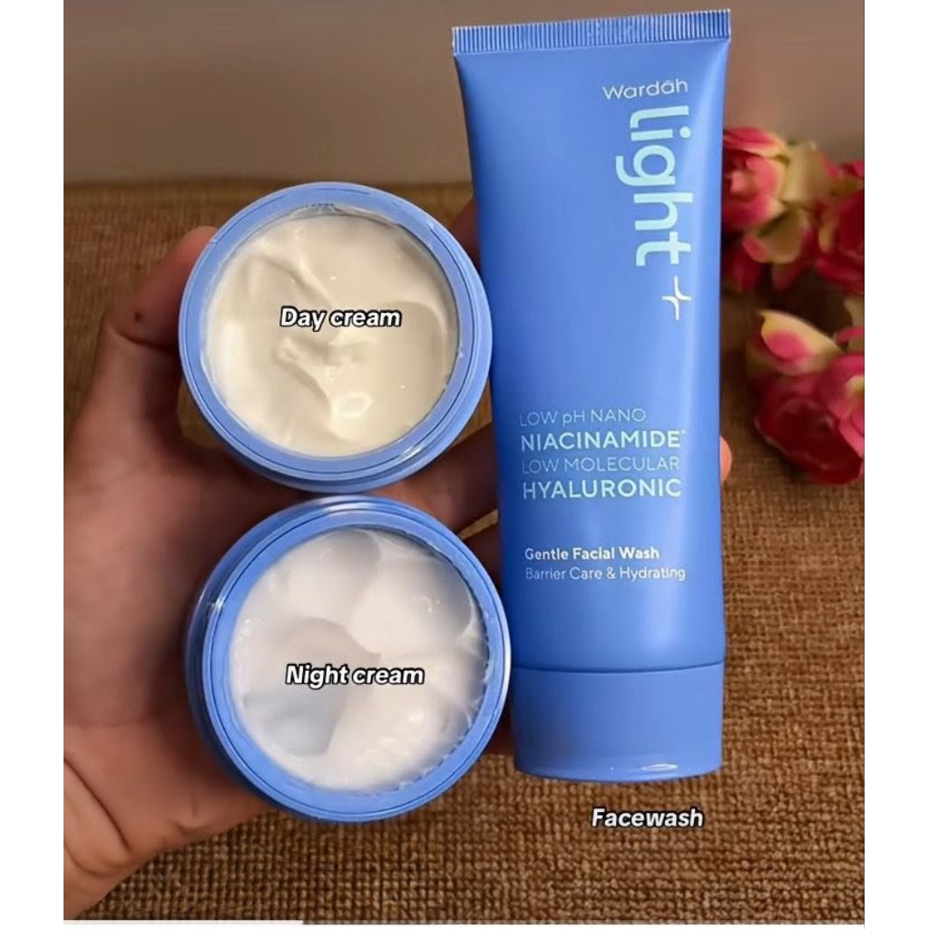 WARDAH Ligtening Basic Skincare Wajah Kusam Hitam Kering Lengkap Day Cream Night Cream Sabun Muka