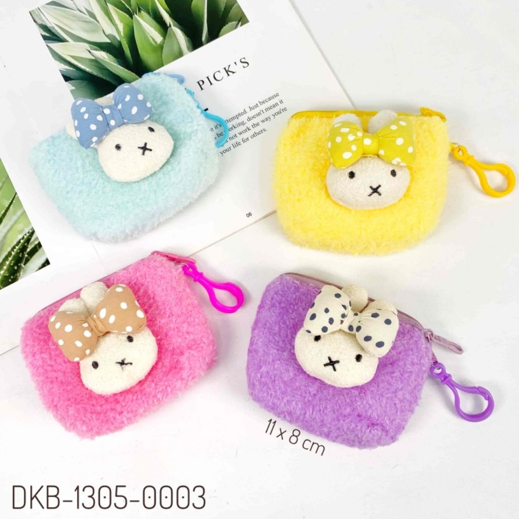 POUCH KECIL+GANTUNGAN MIFFY /dompet MIFFY lucu