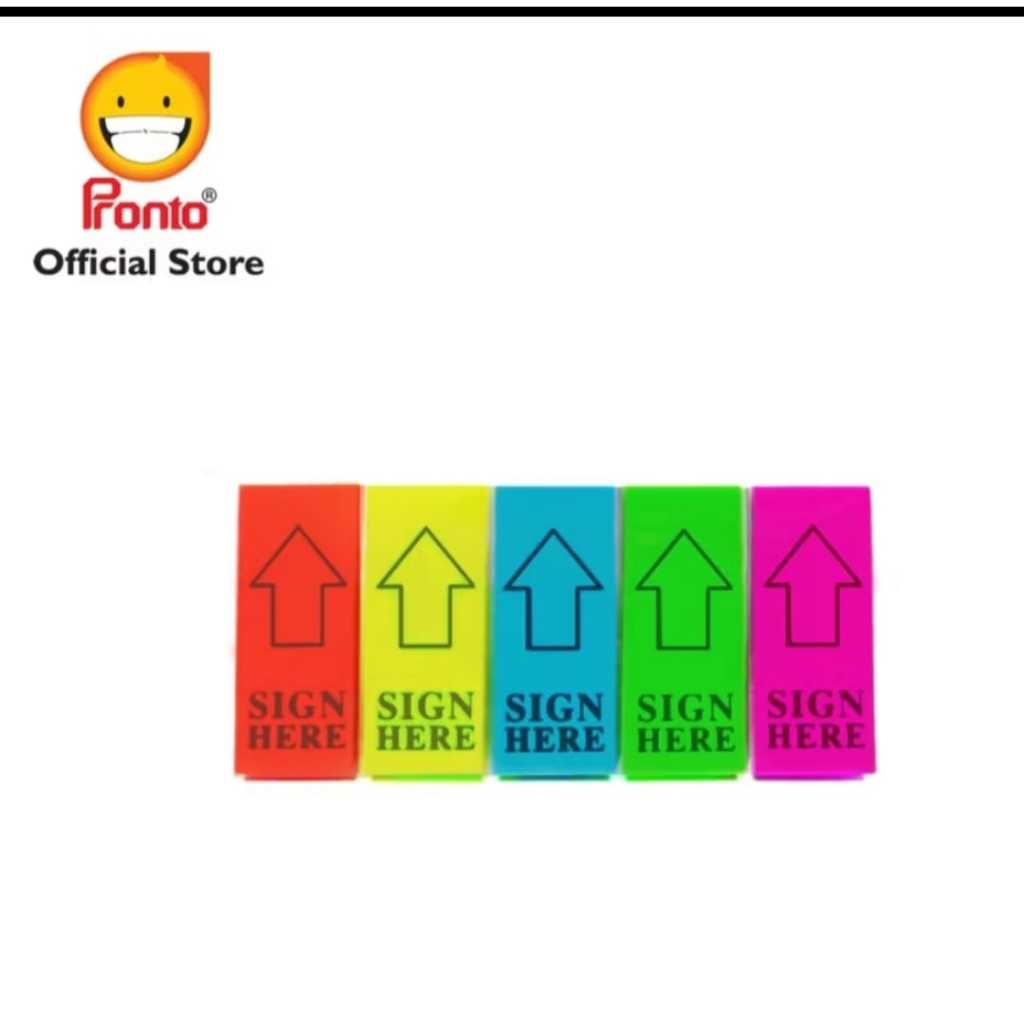 Pronto Stick notes Film Arrow Sign Here