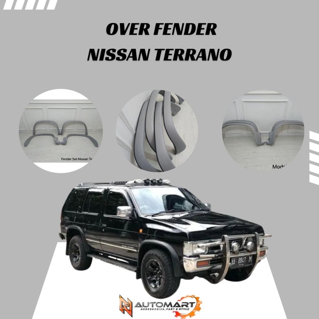 Fender Mobil Nissan Terrano Model Kingsroad | Over Fender Terrano | Harga Satuan