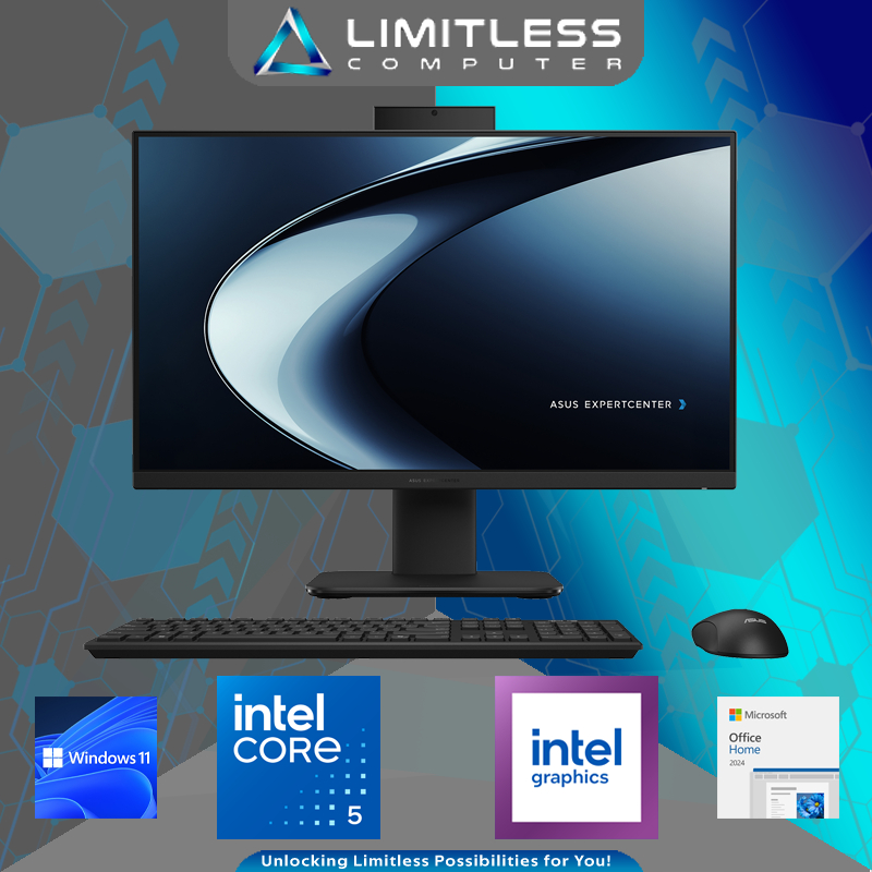 Asus EXPERTCENTRE P440VAK Intel Core 5 210H 16GB 512GB 24" FHD Windows 11 OHM All in One PC AiO