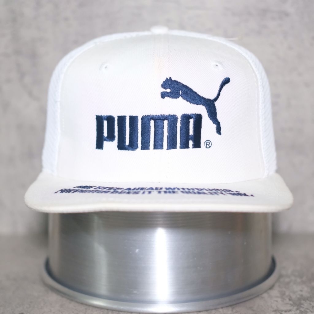 Topi snapback casual sport PUMA ORIGINAL putih