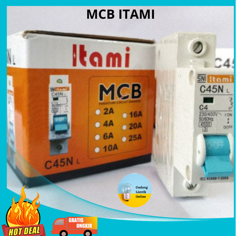 MCB ITAMI Murah, MASAKI ITAMI Itami TERMIS/MCB 2A/C2 4A/C4 6A/C6 10A/C10 16A/C16