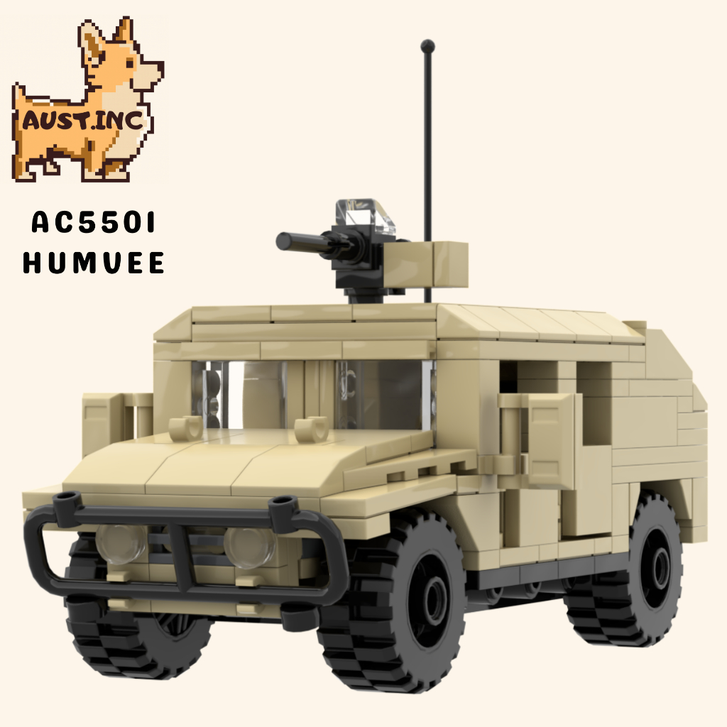 Mainan Anak Rakit Militer Military US Marine Humvee Tentara Mobil Marinir AC5501