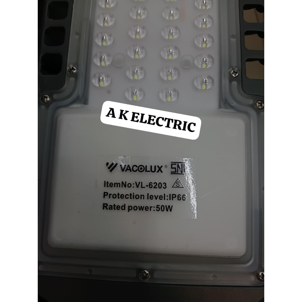 PJU LED LISTRIK VACOLUX 50WATT VL-6203