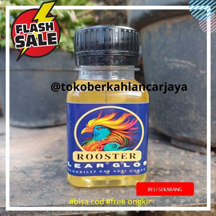 (OLES) 50 ML CLEAR GLOSS CAIRAN UNTUK MELAPISI CAT, MENAMBAH GLOSSY DAN ANTI GORES CAT LOGAM