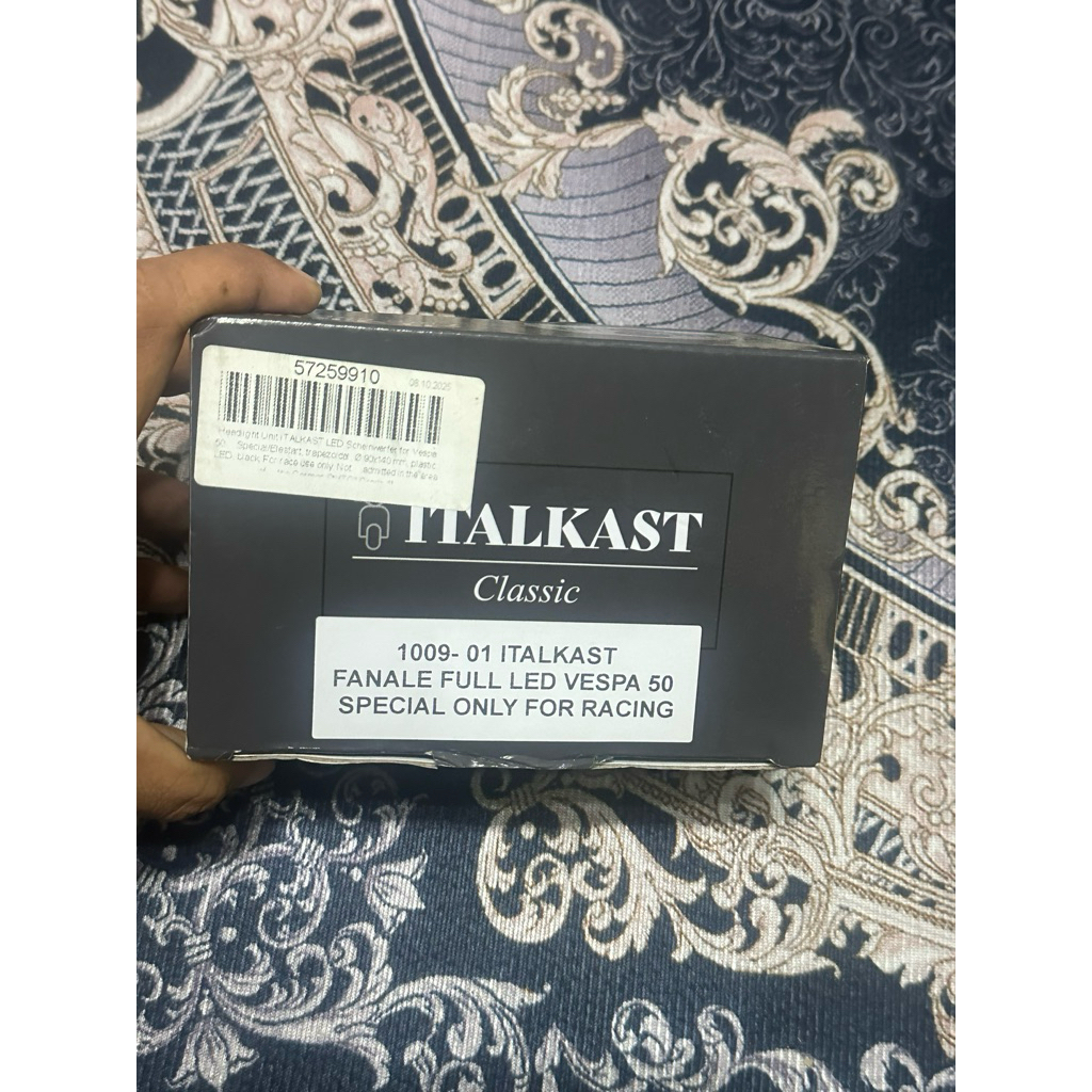 headlamp italkast vespa pts new